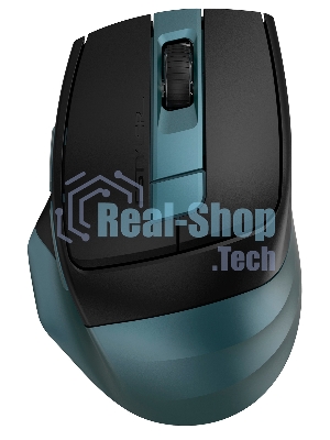 Мышь беспроводная A4Tech Fstyler FB35C зеленый/черный, 2000 dpi, радиоканал, Bluetooth, USB, кнопки - 6