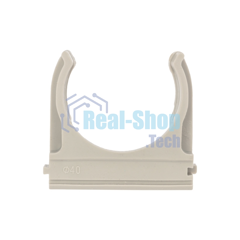 Крепеж-клипса Rexant для трубы ø 40 мм серая (5 шт./уп.)