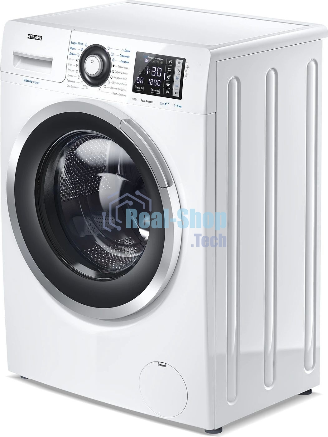 Стиральная машина Atlant СМА 70У1214-01 белый, загрузка фронтальная 7 кг, 1200 об/мин., класс: А++
