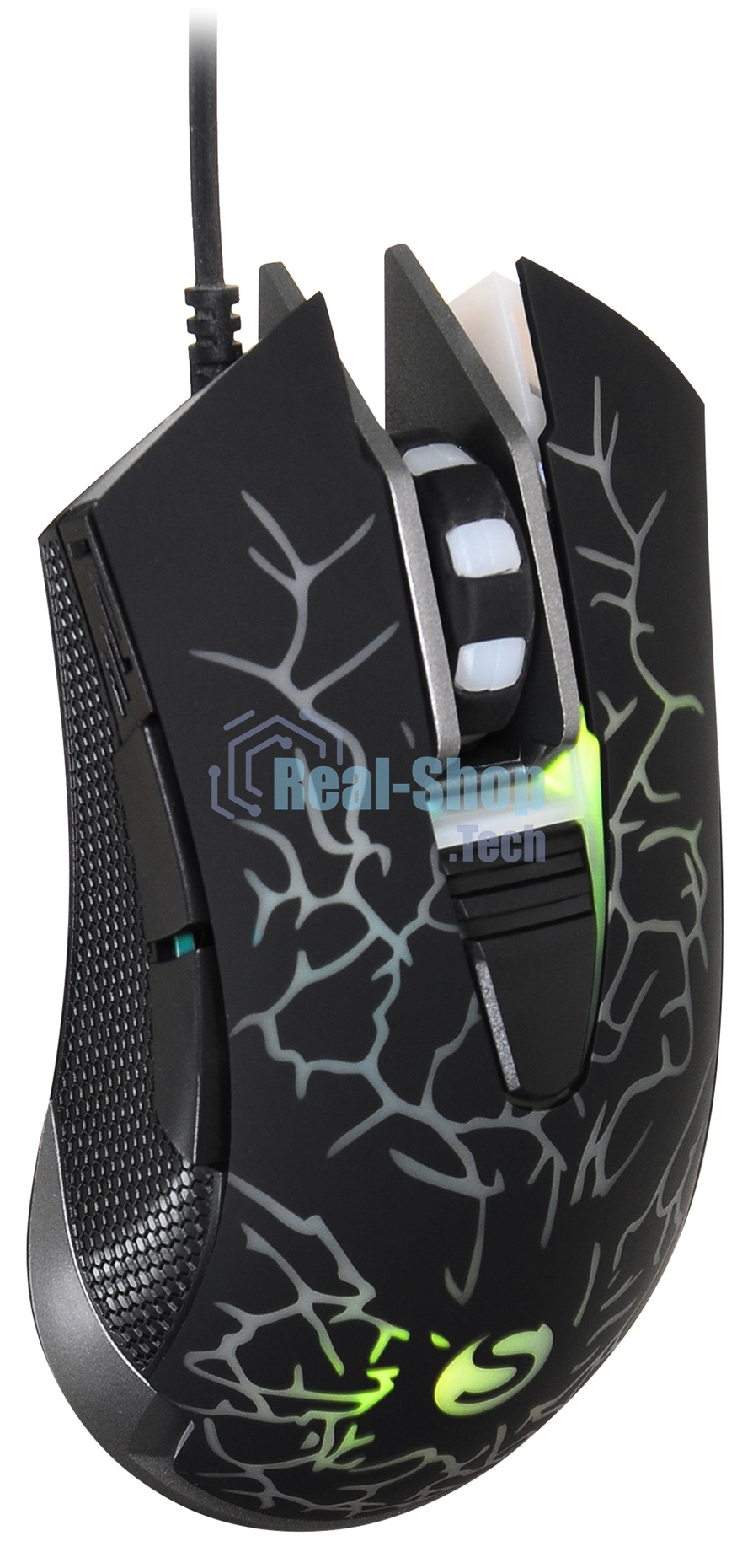 Мышь проводная SunWind SW-M705G черный, 3600 dpi, USB, кнопки - 6