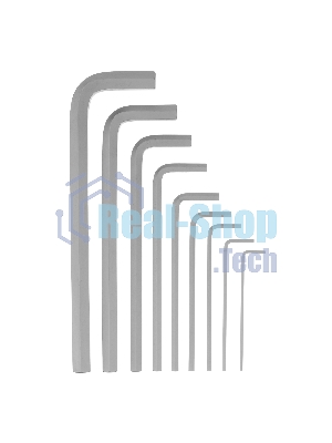 Набор ключей имбусовых Сибртех HEX, 2-12 мм, CrV, 9 шт., удлиненные