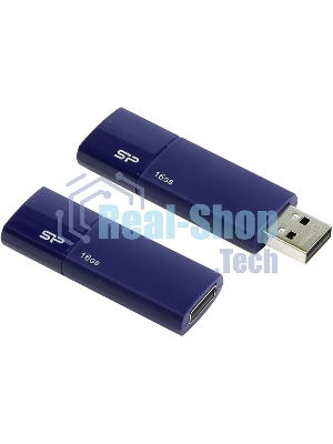 Флешка USB 16Gb, Silicon Power Ultima U05, USB 2.0, синий
