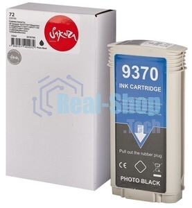Картридж струйный Sakura C9370A (№72 Photo Black) для HP, фото-черный, 130 мл.