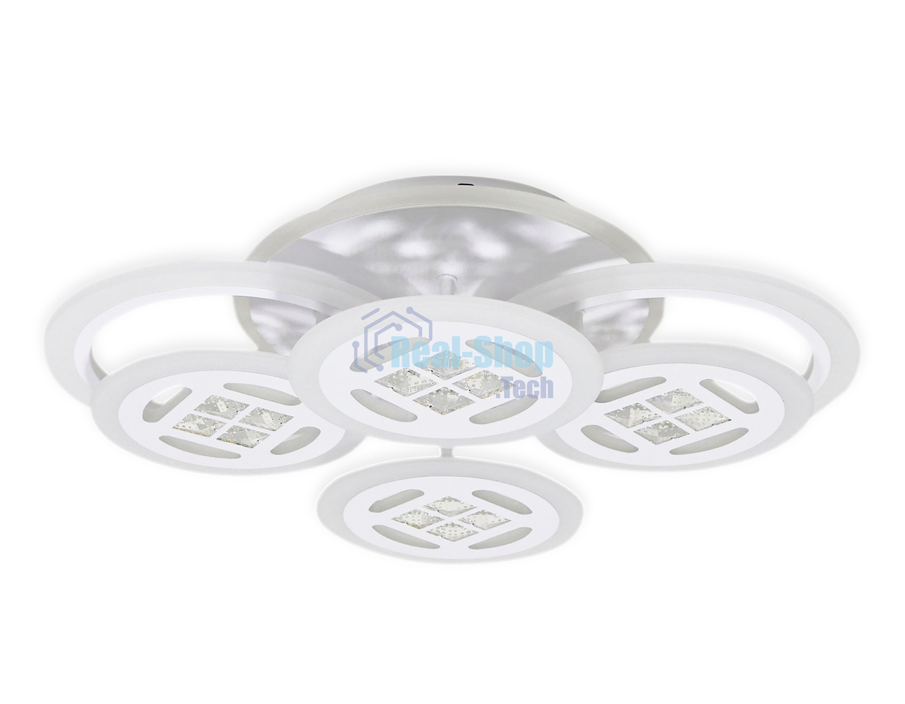 Светильник Ambrella light FA2951/6 WH белый 4200K/3000K+6400K/6400K+3000K 125W 550*405*150 (ПДУ ИК)