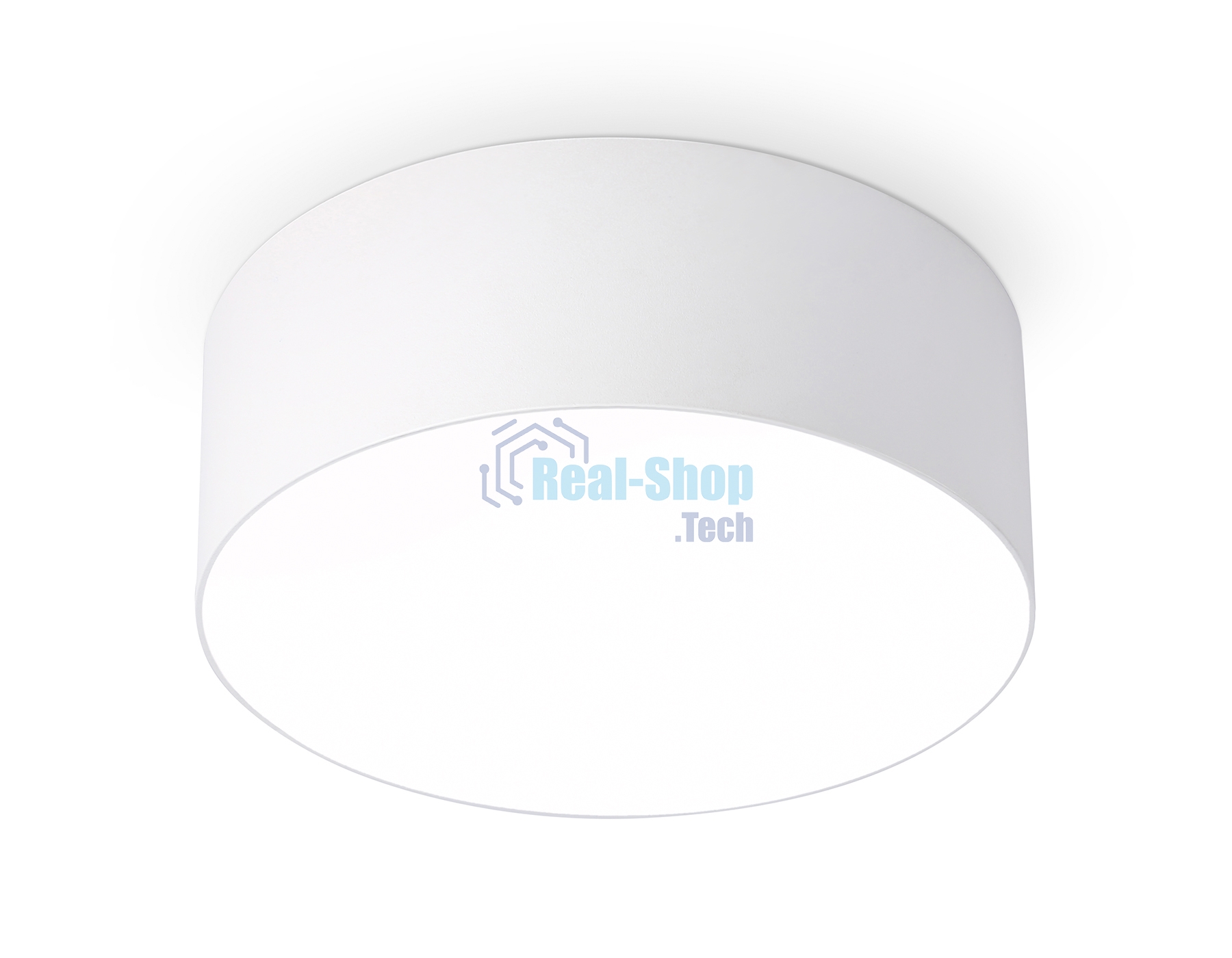 Потолочный светодиодный светильник Ambrella light FV5512 WH белый LED 15W 4200K D120*58 (Без ПДУ)