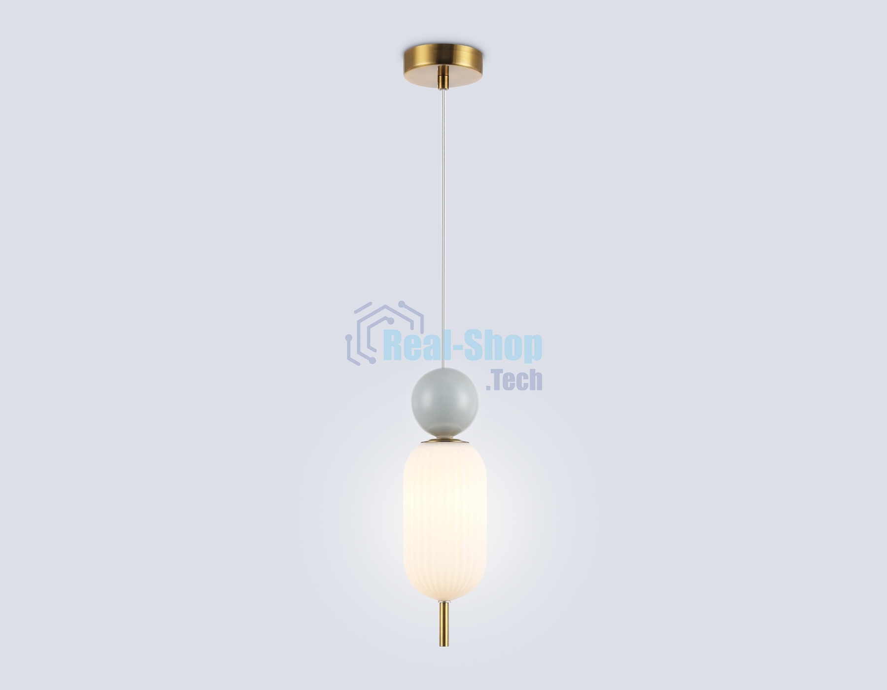 Светильник Ambrella light LH53101 BS/GR/FR латунь/серый/белый матовый G9 max 28W D100*330