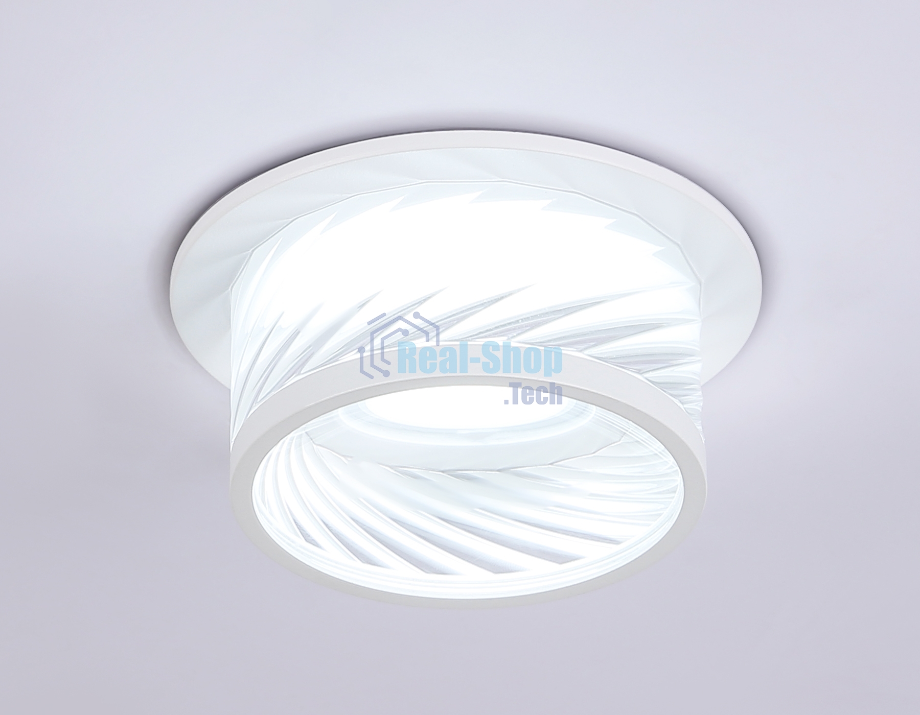 Светильник Ambrella light TN1251 SWH/CL белый песок/прозрачный GU5.3 D98*58