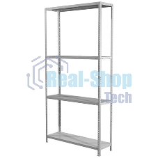 Металлические стеллажи Стеллаж MS 200KD/100x30/4 (Размеры внешние (ВхШхГ) 2000х1000х300 мм, 4 полки, с разборной стойкой)