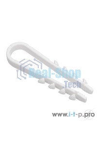 Дюбель-хомут 5-10мм d=5мм для круглого кабеля нейлон черный (уп.100шт) ИЭК UHH36-5-10-100