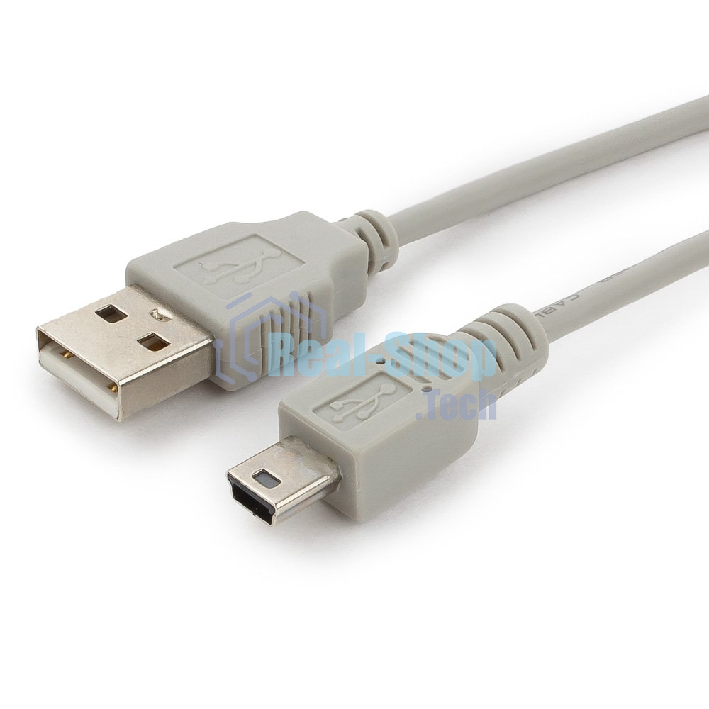 Кабель Gembird CC-USB2-AM5P-3 USB 2.0 кабель для соед. 0.9м  А-miniB (5 pin) , пакет 
