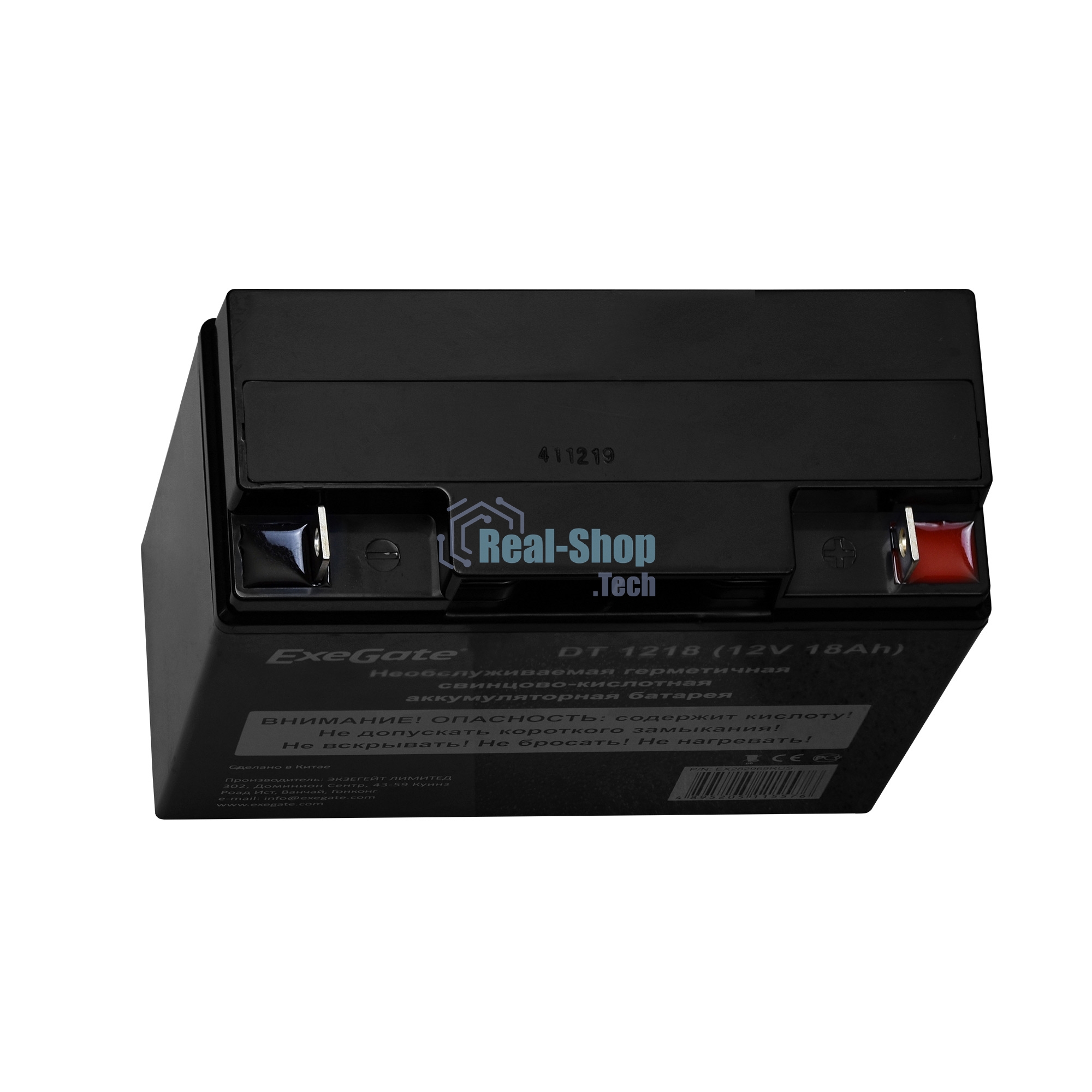 Батарея для ИБП ExeGate DT 1218 (12V 18Ah), клеммы под болт М5
