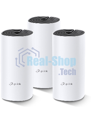 Бесшовный Mesh роутер TP-Link Deco M4 (DECO M4(3-PACK)) AC1200 10/100/1000BASE-TX (упак.:3шт)