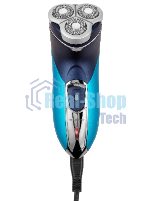 Электробритва роторная Starwind SSH 1525 реж.эл.:3 питан.:аккум. голубой/черный