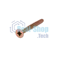 Саморез универсальный Kranz 5х50, желтый цинк, короб (100 шт./уп.)