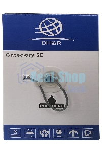 Кабель сетевой Ningbo UTP 4 пары cat5E solid 0.5мм CCA molded 305м серый