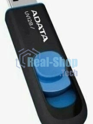 Флешка USB ADATA UV128 (AUV128-512G-RBE), 512Gb, USB 3.2 Gen1, R/W 100/30, черный/синий