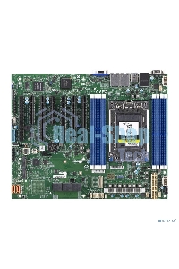 Материнская плата серверная Supermicro MBD-H12SSL-I-B, SP3, AMD EPYC 7002/7003, 8xDDR4, 8xSATA, 2xM.2, 5xPCIe x16, 2xPCIe x8, 2x1Gb LAN, 4xUSB 3.2 Gen 1, 1xVGA, ATX