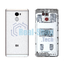 Задняя крышка для Xiaomi Redmi 4 серебро