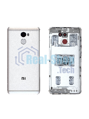 Задняя крышка для Xiaomi Redmi 4 серебро