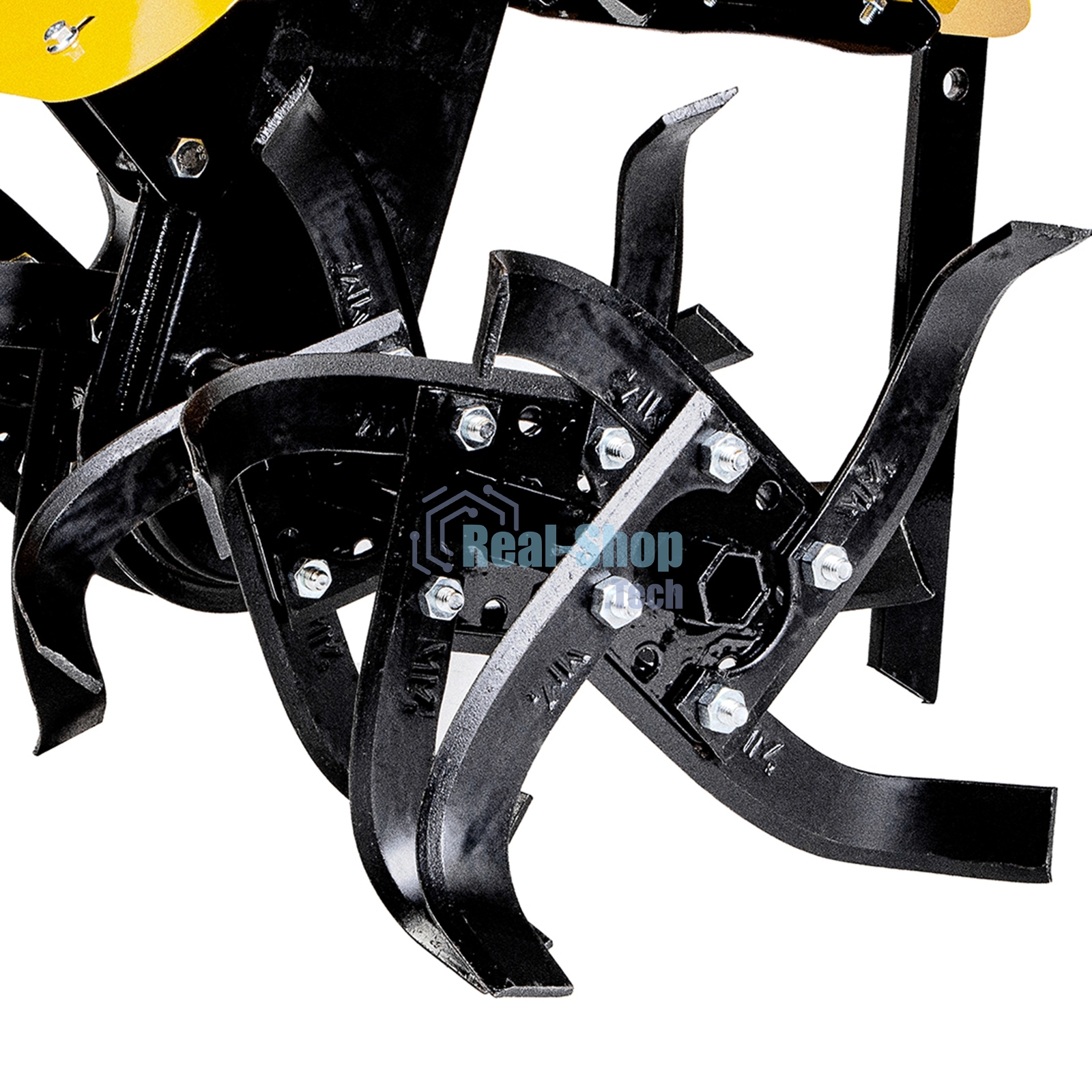 Мотоблок Denzel DPT-270X, 7 л.с., диск.сцеп, шир 90 см, глуб 35 см, фрез 3х4, ВОМ, передачи 2В/1Н