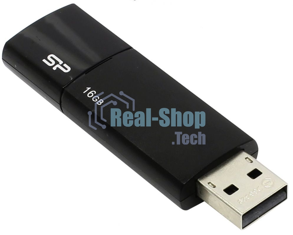 Флешка USB Silicon Power USB 16Gb Ultima U05 SP016Gb,UF2U05V1K USB 2.0, черный