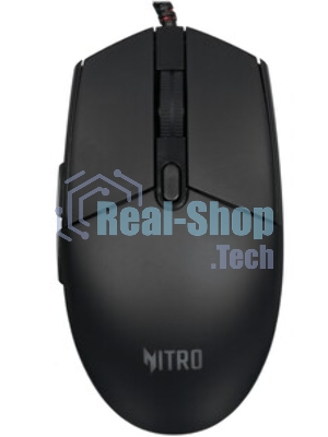 Мышь проводная Acer Nitro OMW400 черный, 6400 dpi, USB, кнопки - 6
