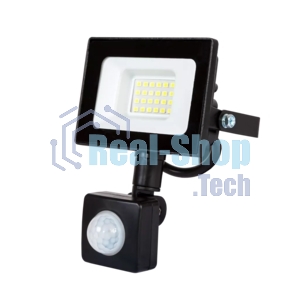 Прожектор GLANZEN FAD-0011-20 светодиодный c датчиком движения 20Вт 6000 к sip