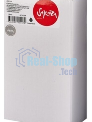 Картридж струйный Sakura C9370A (№72 Photo Black) для HP, фото-черный, 130 мл.