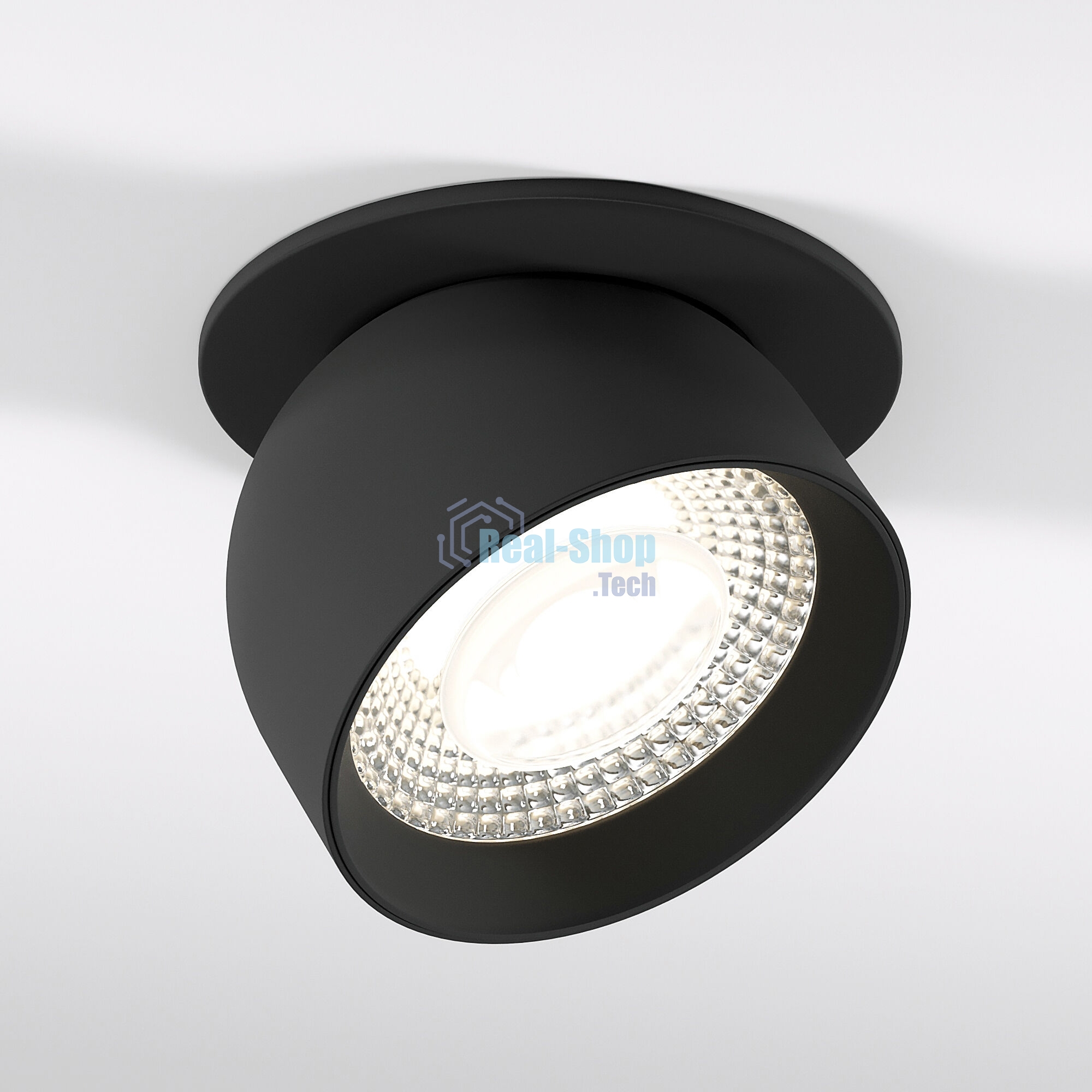 25092/LED / светильник встраиваемый светодиодный / черный