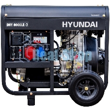 Электрогенератор дизельный Hyundai DHY 8000LE-3, 6.5 кВт, 79 дБ, 111 кг