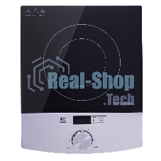 Плита настольная электрическая Hyundai HYC-0102 серебристый/черный стеклокерамика (настольная)