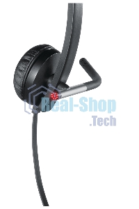 Гарнитура проводная с микрофоном Logitech H650E черный 1.1м 981-000519