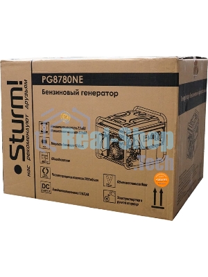 Электрогенератор бензиновый Sturm! PG8780NE, 8 кВт, 67 дБ, 77 кг
