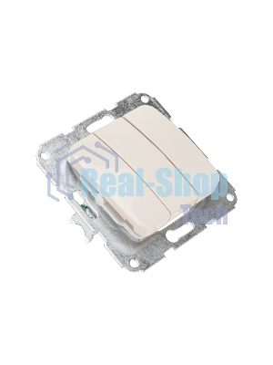 Выключатель DEA 3кл с/у 10А мех. бежевый Kranz KR-78-0234