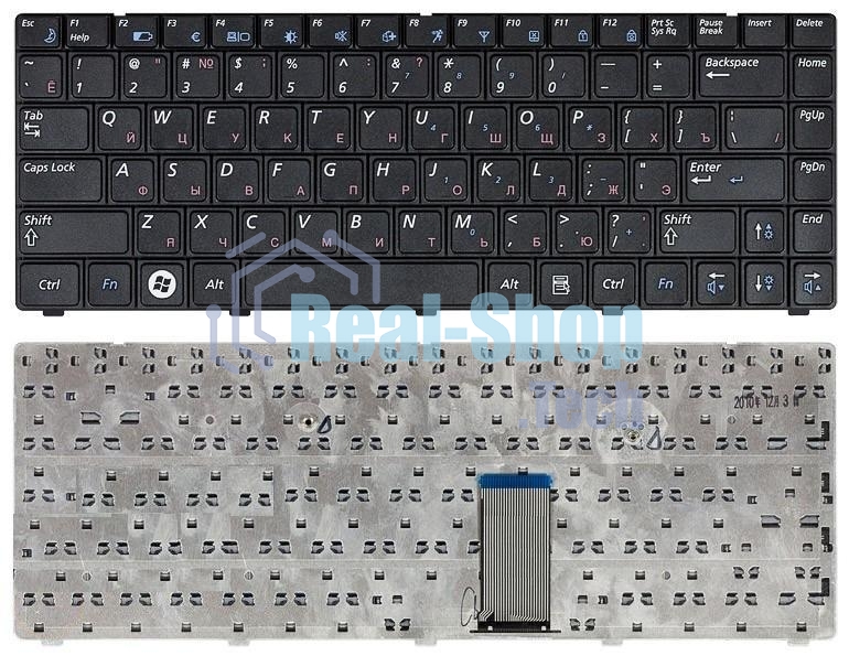 Клавиатура для ноутбука Samsung R420 R418 R423 R425 R428 R429 R469 RV410 RV408 черная