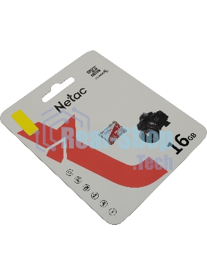 Флеш карта microSDHC 16Gb Netac P500 ECO (50/95 Mb/s, no adapter) (NT02P500ECO-016G-S)