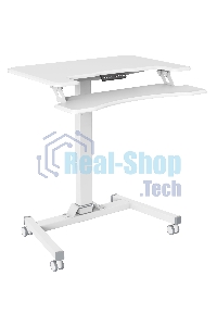 Стол для ноутбука Cactus VM-FDE103 столешница МДФ белый 91.5x56x123см (CS-FDE103WWT)