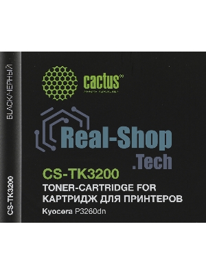 Картридж лазерный Cactus CS-TK3200 (TK-3200) черный (40000 стр.) для Kyocera P3260dn