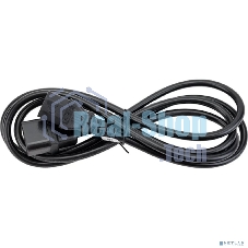 Кабель питания Cabeus PC-189-VDE-1.0-1.8M монитор-компьютер IEC 320 C13 - IEC 320 C14 (3x1.0), 1.8 м