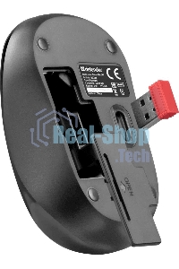 Мышь беспроводная Defender Datum MM-285 черный, 1600 dpi, радиоканал, USB, кнопки - 3