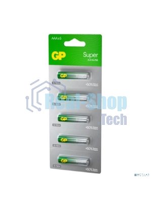 Алкалиновые батарейки GP Super Alkaline G-Tech 24А ААA - 1 шт. на отрывных блистерах