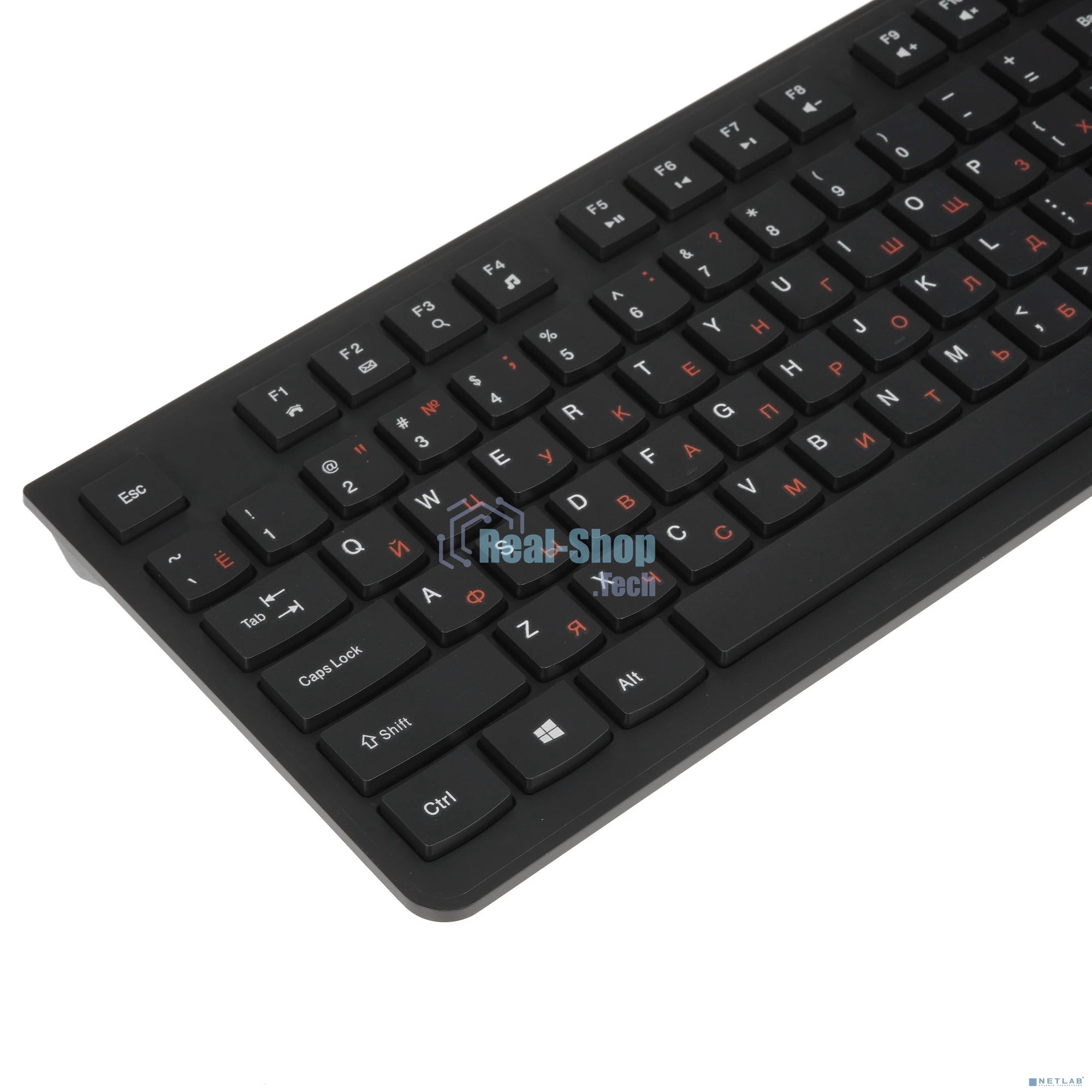 Комплект клавиатура+мышь Gembird KBS-9050L проводной, USB, 1000 DPI, чёрный