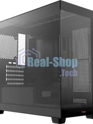Компьютерный корпус Ocypus Gaммa C52 BK mATX/win/black/no PSU/Tempered Glass