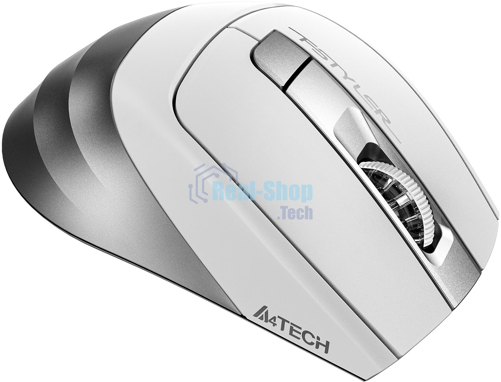 Мышь беспроводная A4Tech Fstyler FB35S белый, 2000 dpi, Bluetooth / USB, Bluetooth / радиоканал, кнопки - 6