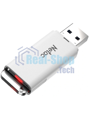 Флешка USB Netac U185 белый USB 3.0 Flash 16Gb, NT03U185N-016G-32WH, LED индикатор