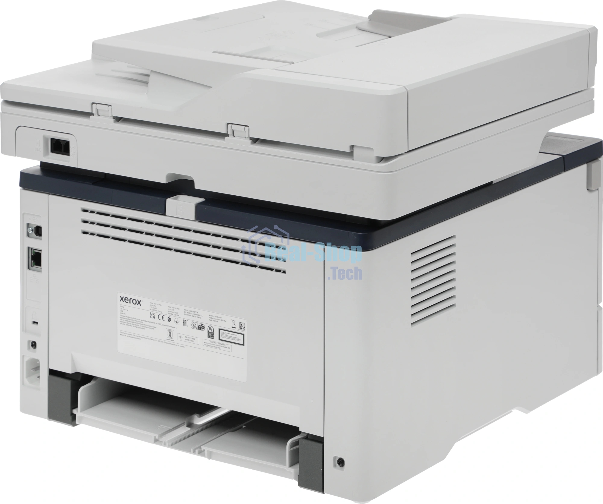 МФУ лазерное Xerox B315 (B315V_DNI), A4, ч/б, печ. до 40 стр/мин., скан. до 46 стр/мин. (ч/б) 20 стр/мин. (цвет), 600x600dpi, USB, RJ-45, Wi-Fi