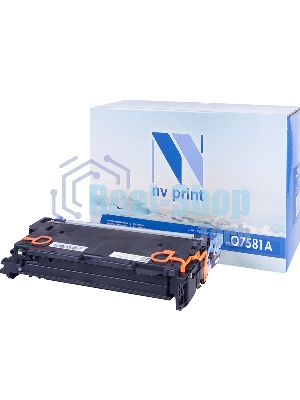 Картридж NV Print совместимый HP Q7581A CYAN для LJ Color 3505/3800 (6000k)