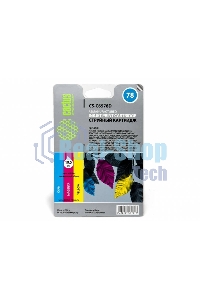 Картридж струйный Cactus CS-C6578D №78 голубой/пурпурный/желтый (19мл) для HP DJ 900/1220C/PS P000/P1100