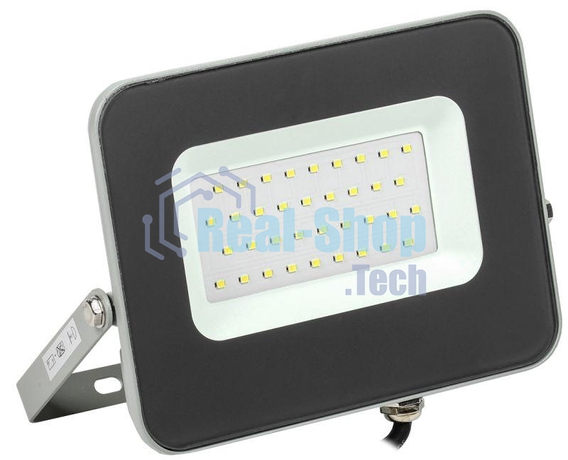 Прожектор Iek LPDO701-30-K03 СДО 07-30 светодиодный серый IP65 IEK