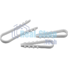 Дюбель-хомут Navigator NCU-5-10-45-50/WH для круглого кабеля белый (уп. 50 шт)